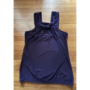 Express Purple Stretchy Going Out Top, XS